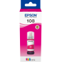 Bouteille d'encre Epson EcoTank Epson 108 Magenta d'origine (C13T09C34A) EPSON