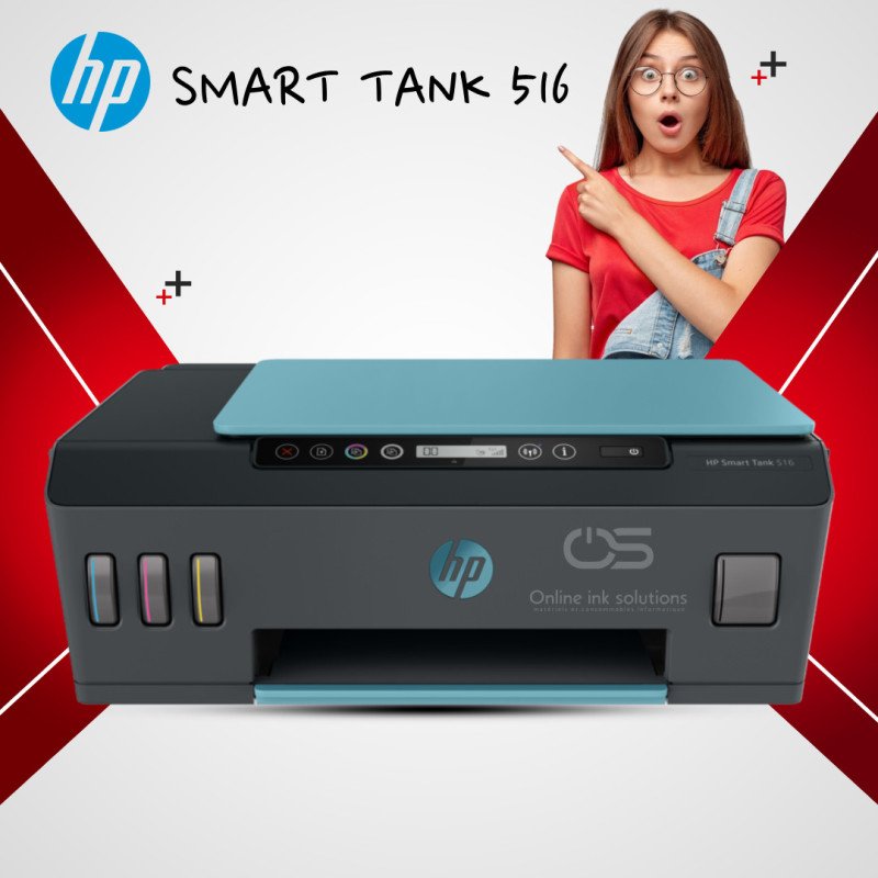HP Imprimante Smart Tank 516 (1200x1200 dpi) Couleur (3YW70A)