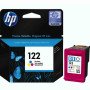 Cartouche HP 122 trois couleurs d'encre d'origine (CH562HE)