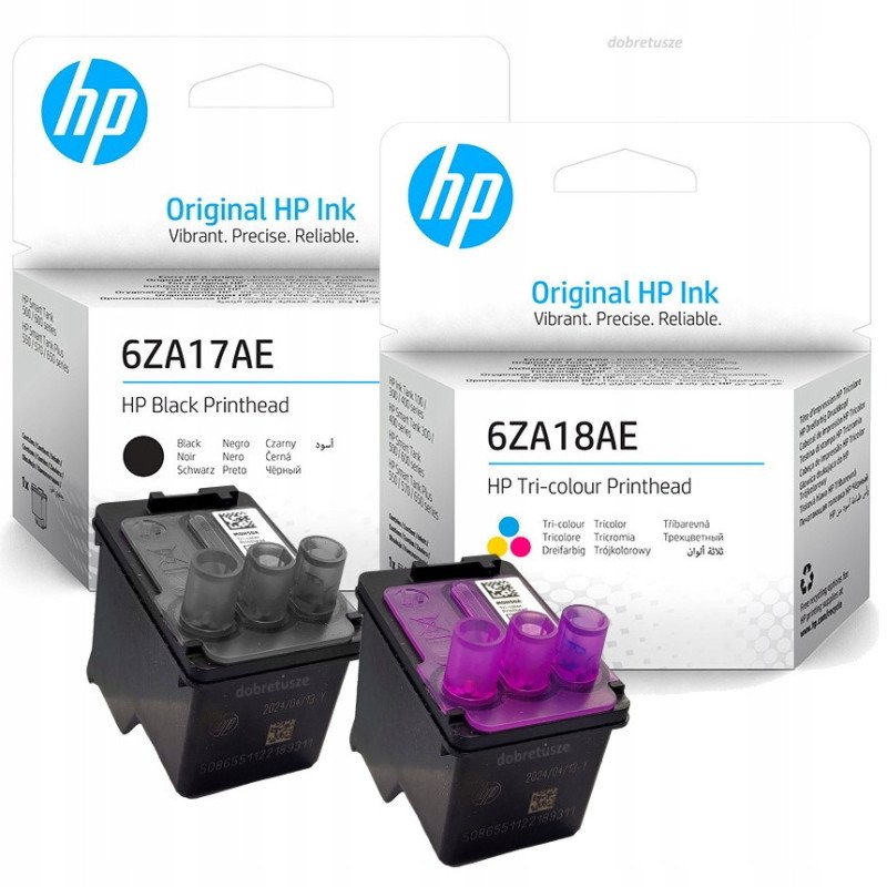 Pack Tête d’impression pour HP SMART TANK noir + couleur GT Printhead Kit Hp