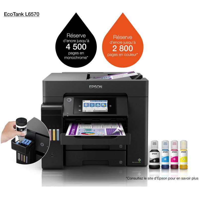 Imprimante avec réservoir d’encre EcoTank L3251