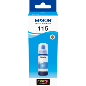 Epson 115 Cyan - Bouteille d'encre EcoTank d'origine (C13T07D24A) EPSON