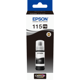 Bouteille d'encre Epson 115 Noir EcoTank d'origine (C13T07D14A) EPSON