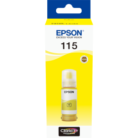 Bouteille d'encre Epson 115 Jaune EcoTank d'origine (C13T07D44A) EPSON