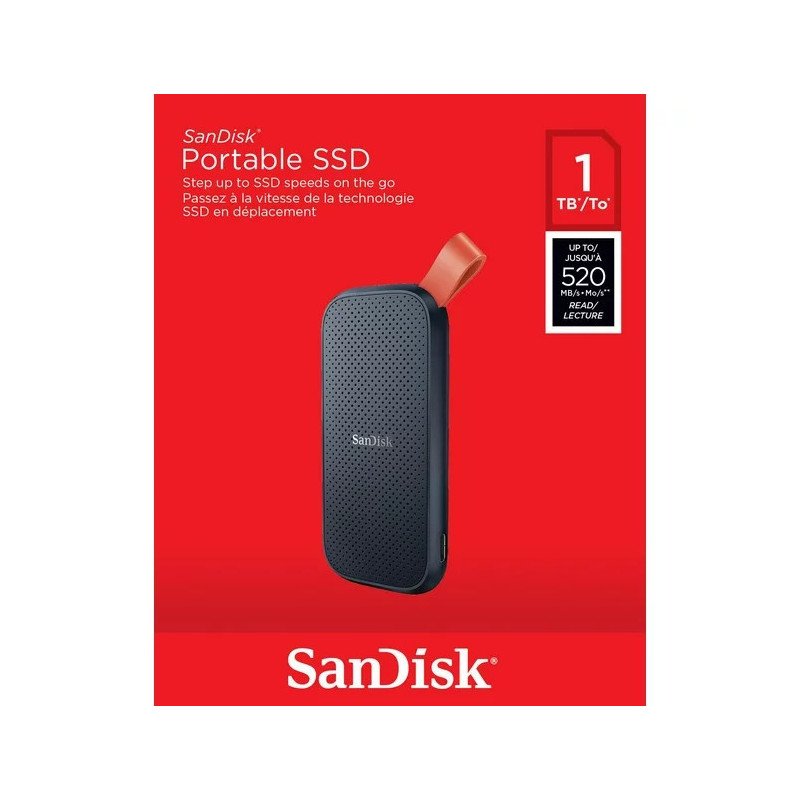 SanDisk-Disque dur externe SSD portable, disque SSD, 4 To, 2 To, 1