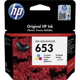 Cartouche d'encre HP d'origine Ink Advantage 653 Couleur (3YM74AE) Hp