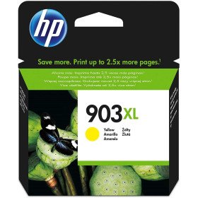 Cartouche d'encre grande capacité HP d'origine 903XL Jaune (T6M11AE)