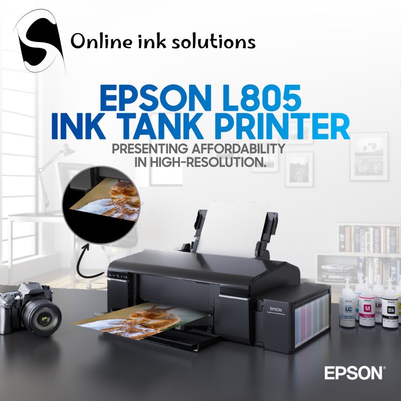 Epson Ecotank L805 Imprimante Photo à 6 Réservoirs Rechargeables C11c 2778