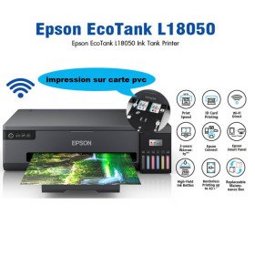 Imprimante photo A3+ Epson EcoTank L18050 à rèservoirs d'encre (C11CK38403DA) EPSON