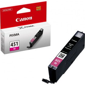 Cartouche d'encre Canon d'origine CLI-451M Magenta (6525B001AA)