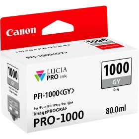 Cartouche d'encre Canon d'origine PFI-1000 GY Gris (0552C001AA)
