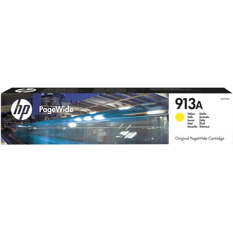 Cartouche PageWide HP d'origine 913A Jaune (F6T79AE)