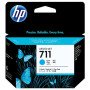 Pack de 3 Cartouches d'encre HP d'origine 711 Cyan (CZ134A)