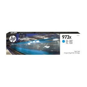 Cartouche PageWide grande capacité HP d'origine 973X Cyan (F6T81AE) Hp