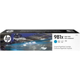 Cartouche PageWide grande capacité HP d'origine 981X Cyan (L0R09A) Hp