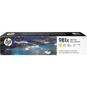 Cartouche PageWide grande capacité HP d'origine 981X Jaune (L0R11A) Hp