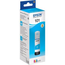 Bouteille d’encre Epson 101 Cyan EcoTank d’origine (C13T03V24A) EPSON