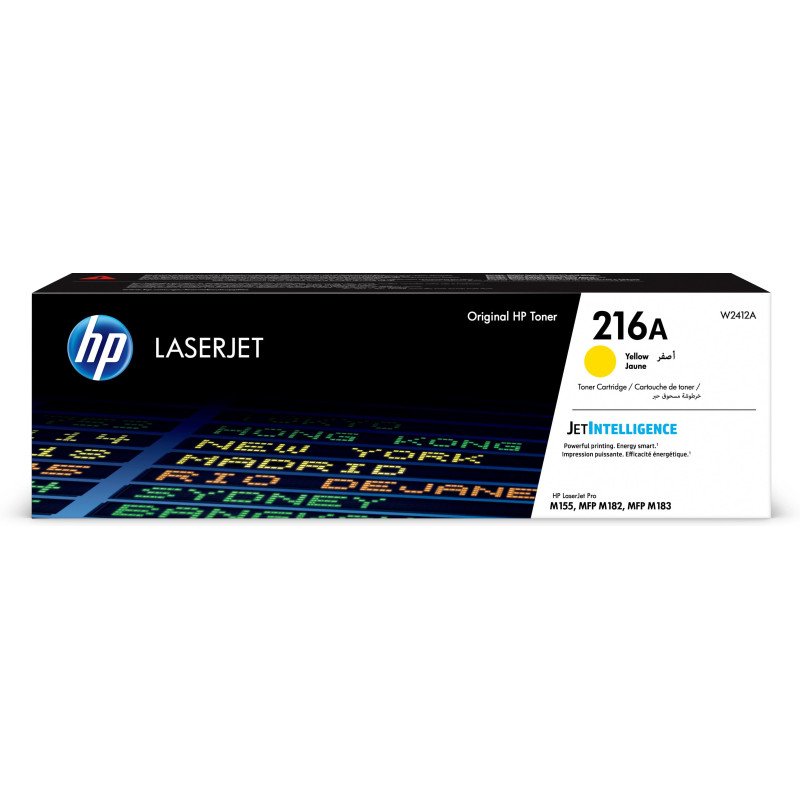 Toner HP LaserJet d'origine 216A Jaune (W2412A)