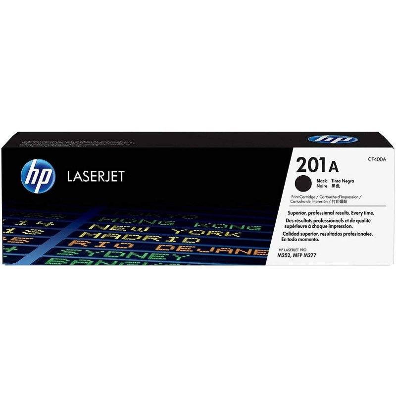 Toner HP LaserJet d'origine 201A Noir (CF400A)