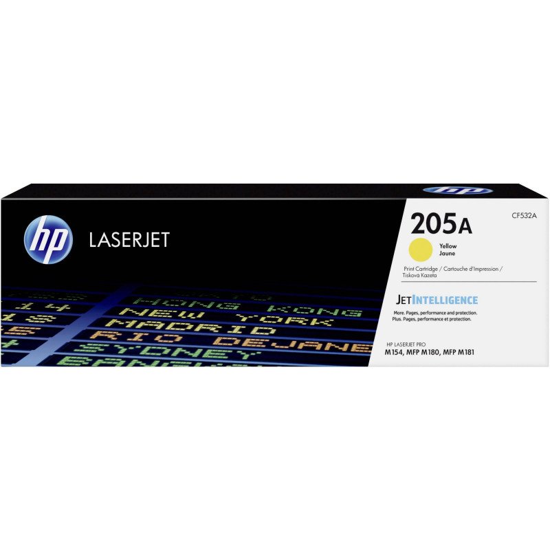 Toner HP LaserJet d'origine 205A Jaune (CF532A)