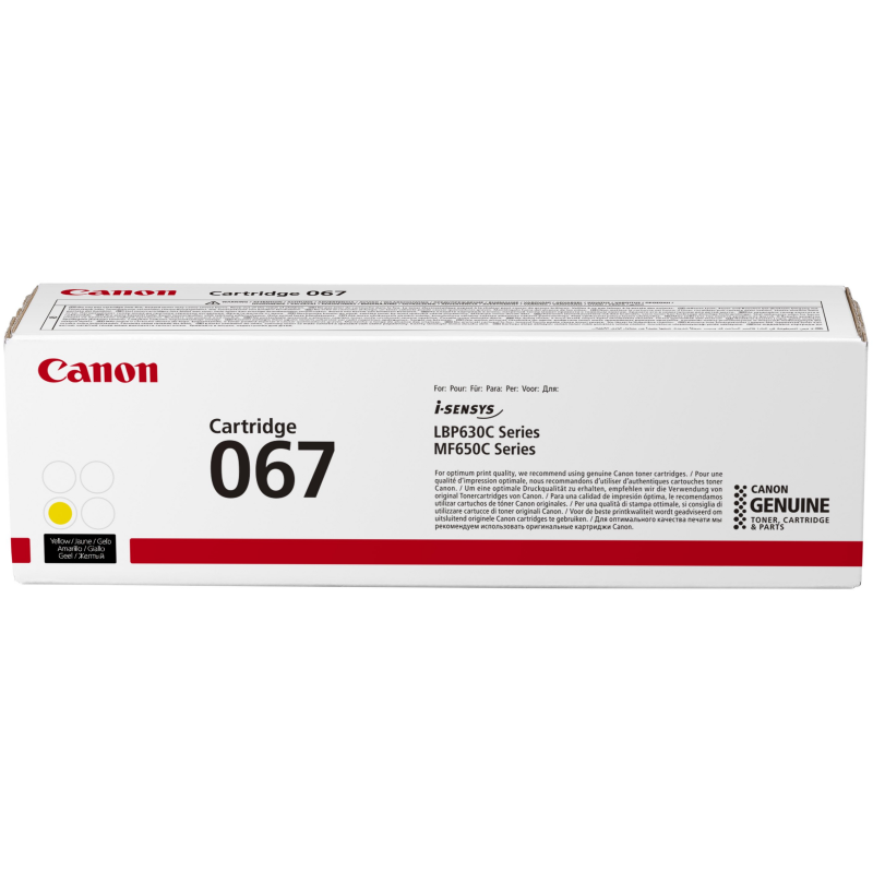 Toner Canon d'origine 067 Jaune (5099C002AA) Canon