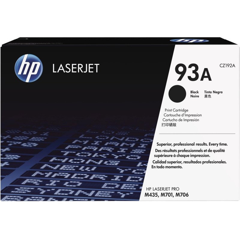 Toner HP LaserJet d'origine 93A Noir (CZ192A)