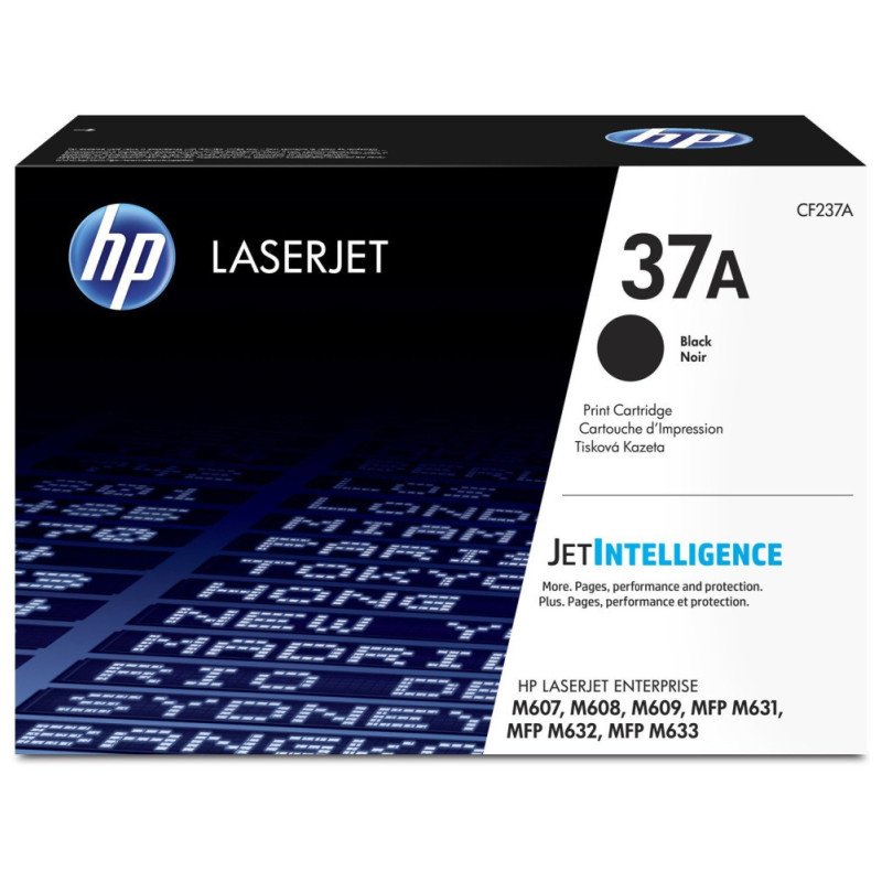 Toner HP LaserJet d'origine 37A Noir (CF237A)