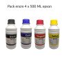 Ink Mate Recharge d'encre 4 Couleur 500ML pour les imprimantes ( 100 000 PAGES ) GENERIC