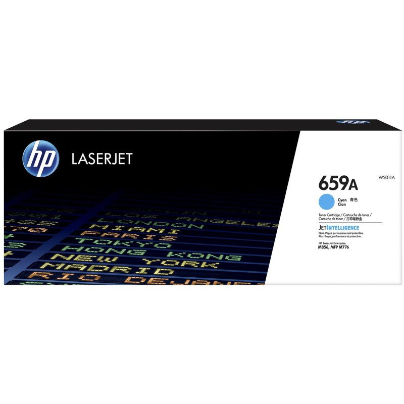 Toner HP LaserJet d'origine 659A Cyan (W2011A)