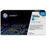 Toner HP LaserJet d'origine 504A Cyan (CE251A)