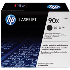 Toner grande capacité HP LaserJet d'origine 90X Noir (CE390X)