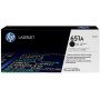 Toner HP LaserJet d'origine 651A Noir (CE340A) Hp