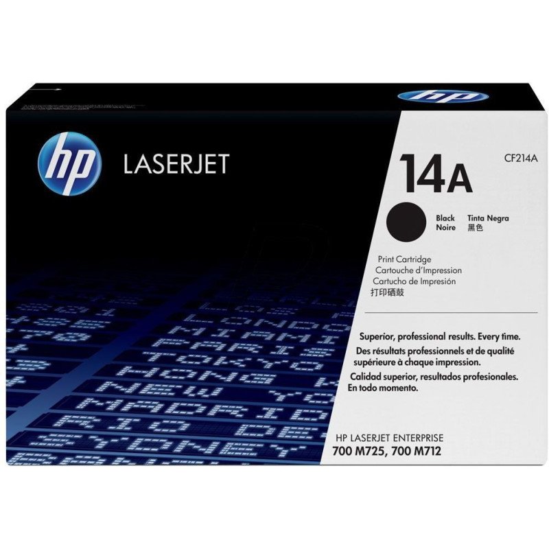 Toner HP LaserJet d'origine 14A Noir (CF214A)