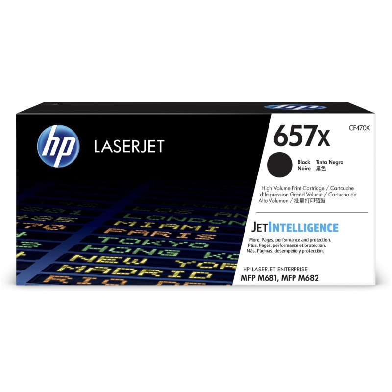 Toner grande capacité HP LaserJet d'origine 657X Noir (CF470X)