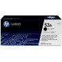 Toner HP LaserJet d'origine 53A Noir (Q7553A)