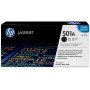 Toner HP LaserJet d'origine 501A Noir (Q6470A)