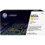 Toner HP LaserJet d'origine 653A Jaune (CF322A)