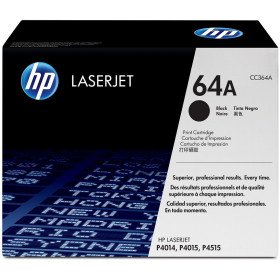 Toner HP LaserJet d'origine 64A Noir (CC364A)