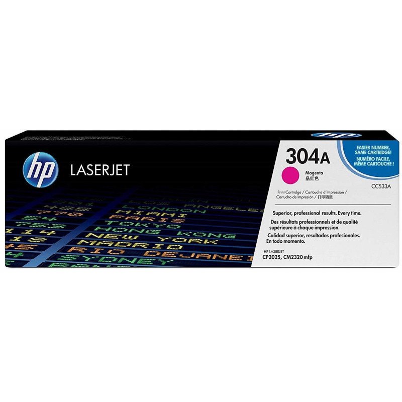 Toner HP LaserJet d'origine 304A Magenta (CC533A)