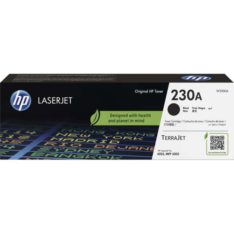 Toner HP LaserJet d'origine 230A Noir (W2300A) Hp