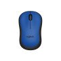 LOGITECH Wireless Mouse M220 SILENT - EMEA - BLUE (910-004879) Logitech