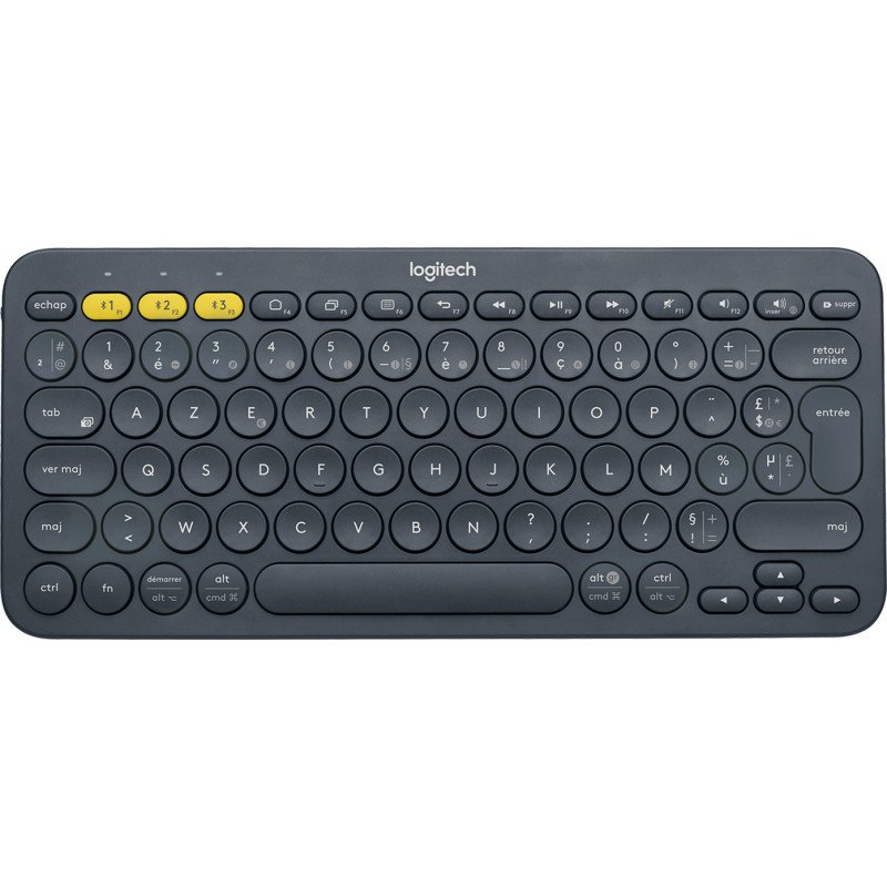 Clavier Bluetooth Multidispositif LOGITECH K380 Français (AZERTY) (920-007568) Logitech