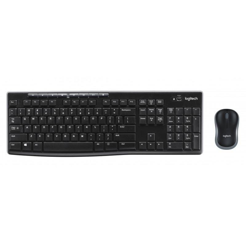 Logitech MK270 Combo Clavier et Souris sans fil - 920-004510 Logitech