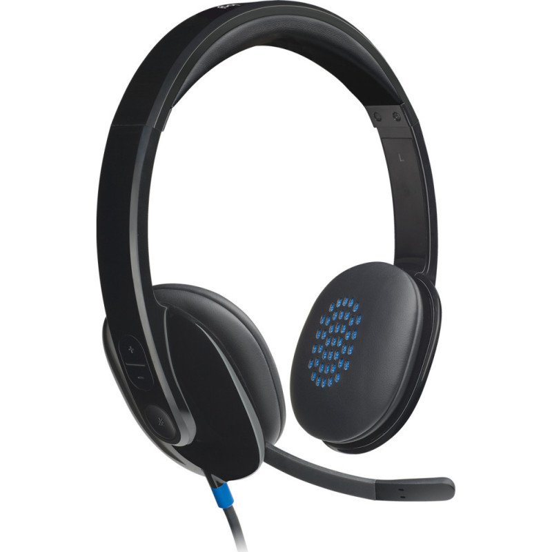 Casque Logitech H540 pour ordinateur avec microphone anti-parasite - USB (981-000480) Logitech