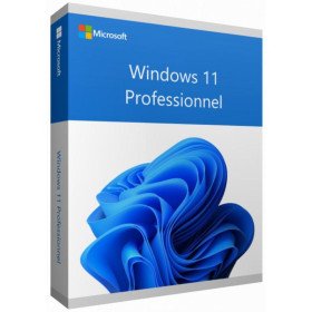 Microsoft Windows 11 Pro 64 bits Français (Licence originale + DVD) (FQC-10532) Microsoft