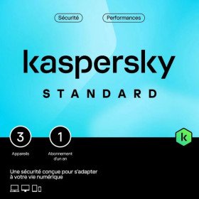 Kaspersky Standard (équivalent à Anti-Virus) - 3 Postes / 1 an (KL10418BCFS-FFPMAG) Kaspersky