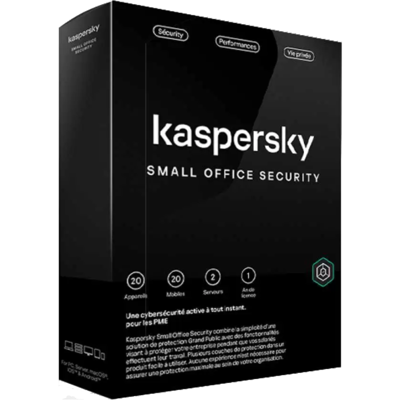 Kaspersky Small Office Security | 20 Postes / 2 Serveurs (KL45418BNFS-23MAG) Kaspersky