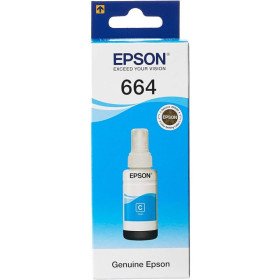 Bouteille d'encre Epson d'origine 664 C (T6642) Cyan (C13T66424A) EPSON