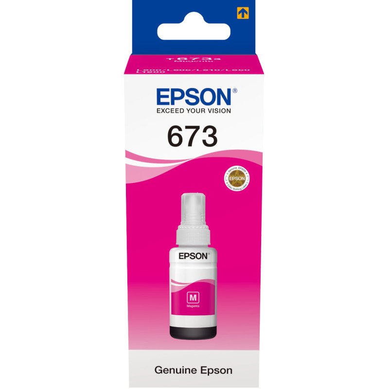 Bouteille d'encre EPSON T6733 Magenta (C13T67334A) EPSON