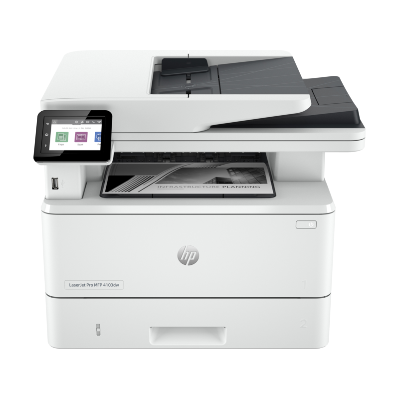 Imprimante Multifonction Laser Monochrome HP LaserJet Pro 4103dw (2Z627A) Hp